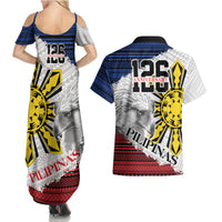 Philippines 126th Independence Day Couples Matching Summer Maxi Dress and Hawaiian Shirt Pilipinas Hunyo 12 Maligayang Araw ng Kalayaan LT9 - Polynesian Pride