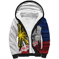 Philippines 126th Independence Day Sherpa Hoodie Pilipinas Hunyo 12 Maligayang Araw ng Kalayaan LT9 Unisex White - Polynesian Pride