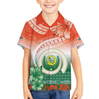 Penama Vanuatu Hawaiian Shirt Hibiscus Sand Drawing with Pacific Pattern LT9 - Polynesian Pride