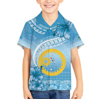 Sanma Vanuatu Hawaiian Shirt Hibiscus Sand Drawing with Pacific Pattern LT9 - Polynesian Pride