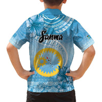 Sanma Vanuatu Hawaiian Shirt Hibiscus Sand Drawing with Pacific Pattern LT9 - Polynesian Pride