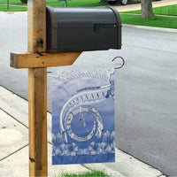 Shefa Vanuatu Garden Flag Hibiscus Sand Drawing with Pacific Pattern