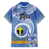 Tafea Vanuatu Family Matching Puletasi and Hawaiian Shirt Hibiscus Sand Drawing with Pacific Pattern