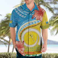 Torba Vanuatu Hawaiian Shirt Hibiscus Sand Drawing with Pacific Pattern LT9 - Polynesian Pride