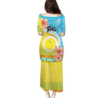 Torba Vanuatu Puletasi Hibiscus Sand Drawing with Pacific Pattern LT9 - Polynesian Pride