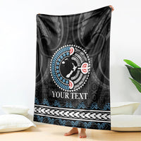 Custom Fiji and New Zealand Blanket Maori Fern Mix Tapa Tribal Unique LT9 - Polynesian Pride