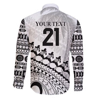 Custom Fiji Rugby Cibi Dance Family Matching Off The Shoulder Long Sleeve Dress and Hawaiian Shirt Create History World Cup Sevens