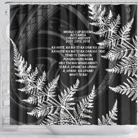 New Zealand Black Fern 7s Shower Curtain History World Cup Sevens