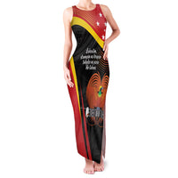 Personalised Papua Niugini Tok Pisin Wik Family Matching Tank Maxi Dress and Hawaiian Shirt