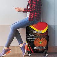 Personalised Papua Niugini Tok Pisin Wik Luggage Cover LT9 - Polynesian Pride