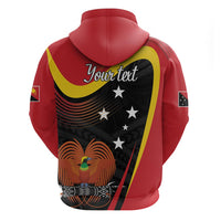 Personalised Papua Niugini Tok Pisin Wik Zip Hoodie LT9 - Polynesian Pride