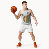 Hawaii Lei Kamehameha Basketball Jersey Ke'oke'o Seamless Pattern Hibiscus Flower