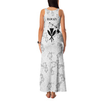 Hawaii Lei Kamehameha Family Matching Tank Maxi Dress and Hawaiian Shirt Ke'oke'o Seamless Pattern Hibiscus Flower LT9 - Polynesian Pride