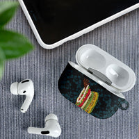 Hawaii Lei Kamehameha AirPods Case Uliuli Seamless Pattern Hibiscus Flower LT9 - Polynesian Pride