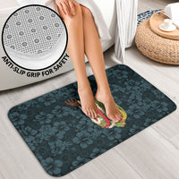 Hawaii Lei Kamehameha Bathroom Set Uliuli Seamless Pattern Hibiscus Flower