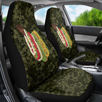Hawaii Lei Kamehameha Car Seat Cover Melemele Seamless Pattern Hibiscus Flower LT9 - Polynesian Pride