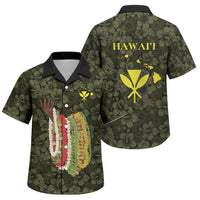 Hawaii Lei Kamehameha Family Matching Long Sleeve Bodycon Dress and Hawaiian Shirt Melemele Seamless Pattern Hibiscus Flower LT9 Son's Shirt Yellow - Polynesian Pride