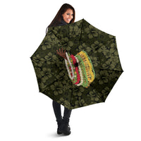 Hawaii Lei Kamehameha Umbrella Melemele Seamless Pattern Hibiscus Flower