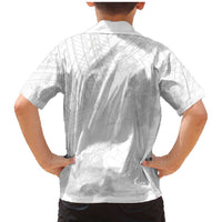 Samoa Lotu Tamaiti Family Matching Mermaid Dress and Hawaiian Shirt White Sun Day Beauty Hibiscus Ver02