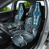 Polynesia Dashiki Car Seat Cover Polynesia and Africa Traditional Special Together Blue LT9 - Polynesian Pride