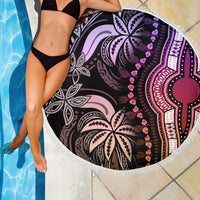 Polynesia Dashiki Beach Blanket Polynesia and Africa Traditional Special Together Pastel LT9 - Wonder Print Shop