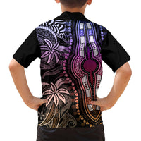 Polynesia Dashiki Hawaiian Shirt Polynesia and Africa Traditional Special Together Pastel LT9 - Polynesian Pride