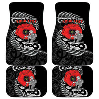 ANZAC Day Aotearoa Silver Fern Maori Personalised Car Mats
