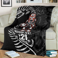 New Zealand Indigenous-Maori Rugby Custom Blanket