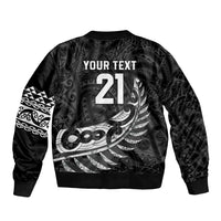 New Zealand Indigenous-Maori Rugby Custom Bomber Jacket