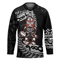 New Zealand Indigenous-Maori Rugby Custom Hockey Jersey - Polynesian Pride