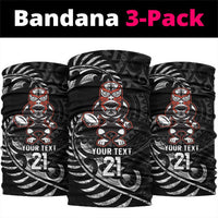 New Zealand Indigenous-Maori Rugby Custom Neck Gaiter - Polynesian Pride