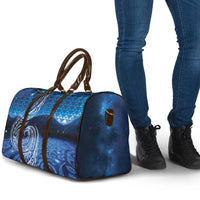 New Zealand Matariki Travel Bag Taniko Aramoana With Koru Galaxy Sky Night - Polynesian Pride