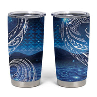 New Zealand Matariki Tumbler Cup Taniko Aramoana With Koru Galaxy Sky Night