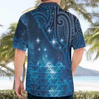 New Zealand Matariki Hawaiian Shirt Taniko Aramoana With Maori Galaxy Sky Night
