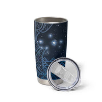New Zealand Matariki Tumbler Cup Taniko Aramoana With Maori Galaxy Sky Night