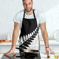 New Zealand Silver Fern Niho Taniwha Apron - Polynesian Pride