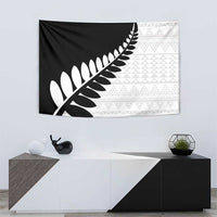 New Zealand Silver Fern Niho Taniwha Tapestry