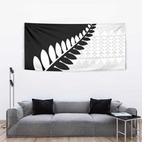 New Zealand Silver Fern Niho Taniwha Tapestry
