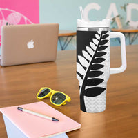 New Zealand Silver Fern Niho Taniwha Tumbler With Handle