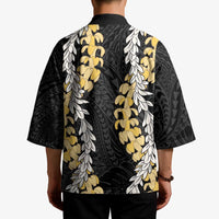 Puakenikeni and Maile Lei Kimono Black Double Strand Lei - Polynesian Pride