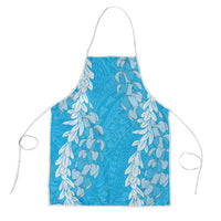 Puakenikeni and Maile Lei Apron Blue Double Strand Lei - Polynesian Pride