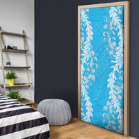 Puakenikeni and Maile Lei Door Cover Blue Double Strand Lei - Polynesian Pride