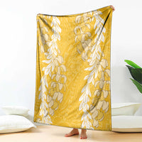 Puakenikeni and Maile Lei Blanket Gold Double Strand Lei
