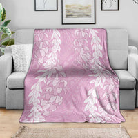 Puakenikeni and Maile Lei Blanket Pink Double Strand Lei