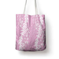 Puakenikeni and Maile Lei Tote Bag Pink Double Strand Lei - Polynesian Pride