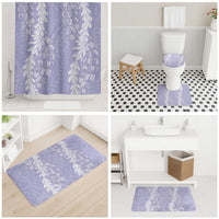 Puakenikeni and Maile Lei Bathroom Set Purple Double Strand Lei - Polynesian Pride