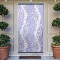Puakenikeni and Maile Lei Door Cover Purple Double Strand Lei - Polynesian Pride