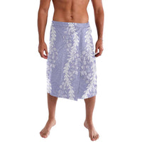 Puakenikeni and Maile Lei Lavalava Purple Double Strand Lei