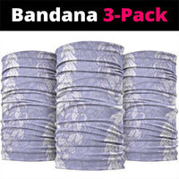 Puakenikeni and Maile Lei Neck Gaiter Purple Double Strand Lei - Polynesian Pride