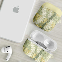 Vintage Puakenikeni and Maile Lei AirPods Case Hawaiian Style Tribal Tapa Double Strand Lei LT9 - Polynesian Pride